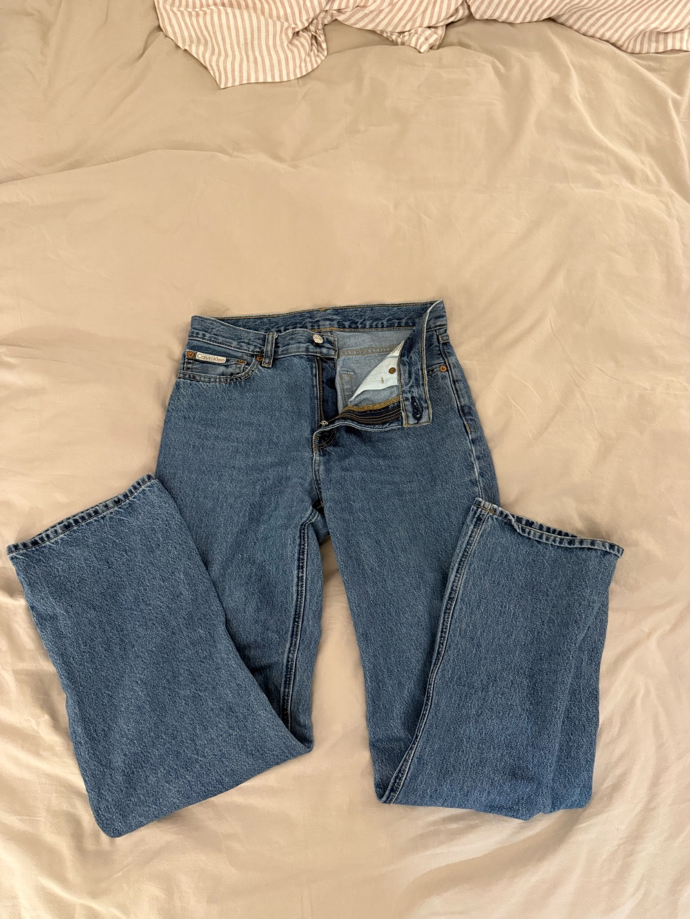 Calvin Klein 90s straight mid-Rise Blue Women’s Jeans